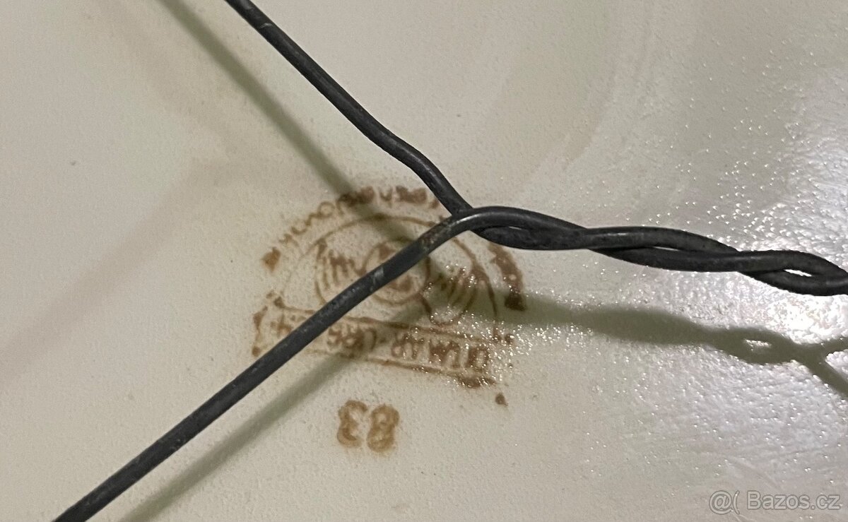 Starý malovaný talíř Ditmar Urbach - 3