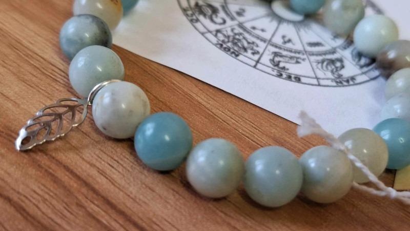 NÁRAMEK Z MINERÁLU - AMAZONIT. V dárkovém balení. - 3