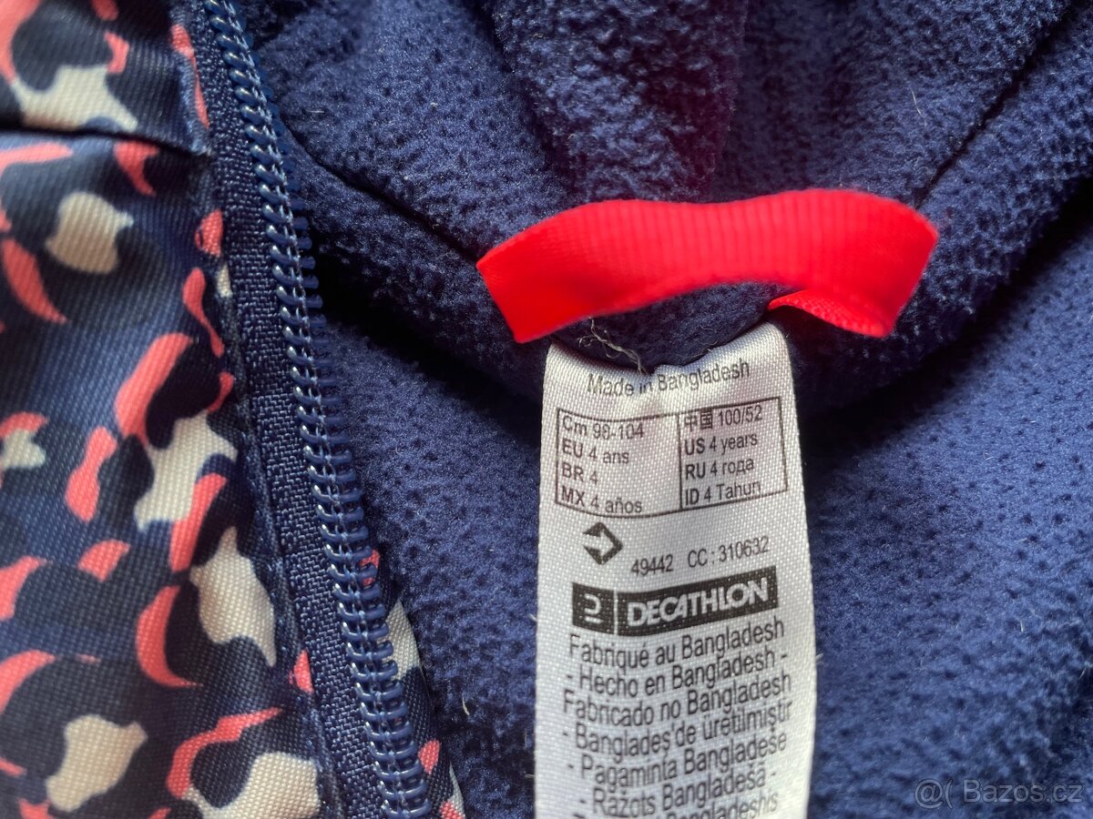 Dívčí zimní kombinéza WEDZE 4 roky (98–104) - 3