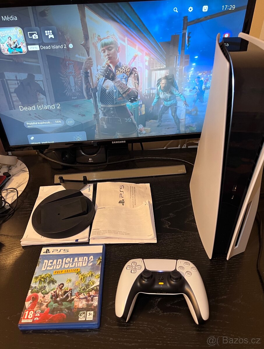 PS5 s mechanikou ve skvělém stavu a hra DI2 - 3