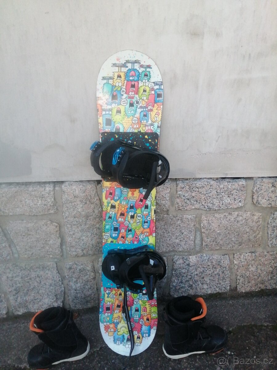 snowboard burton 130 + boots 38 - 3