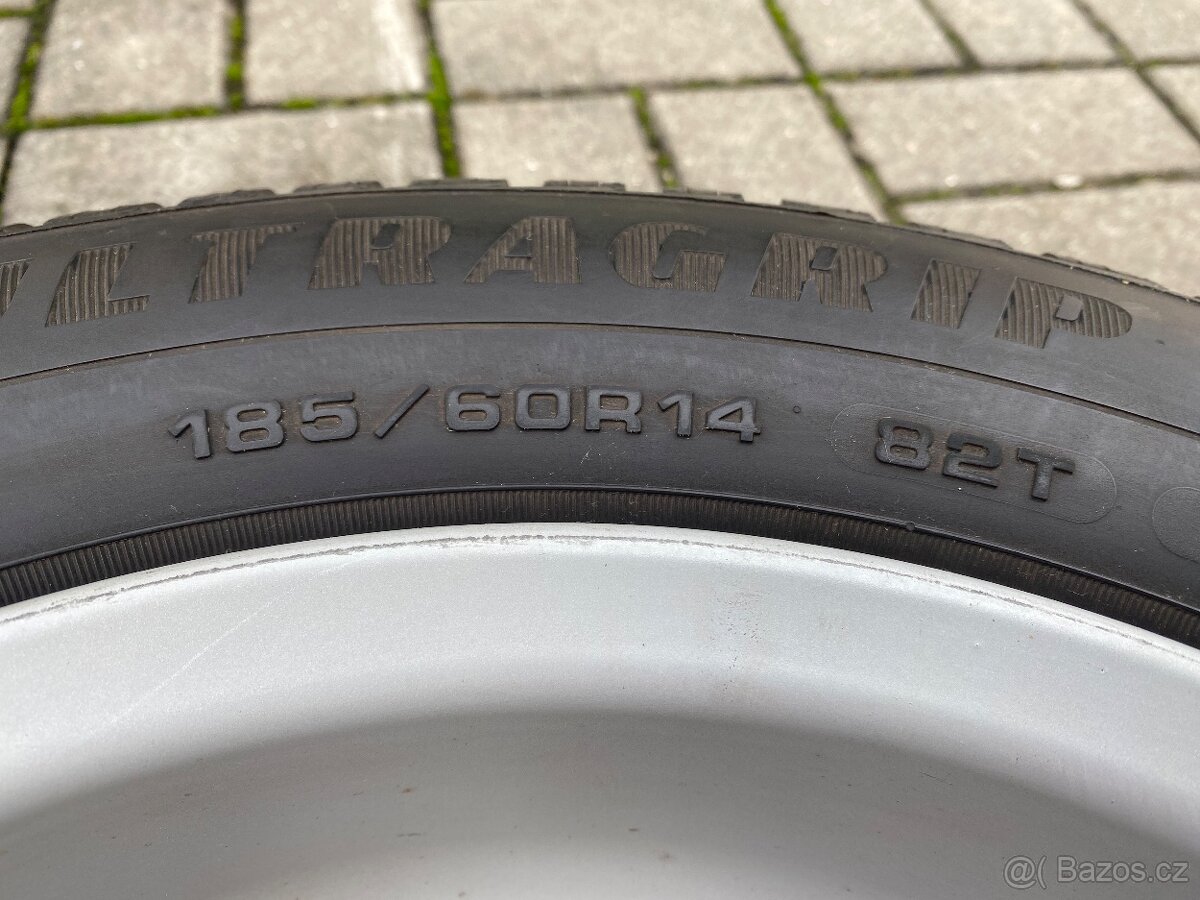 Zimní ALU komplety 185/60/14 GoodYear 5,5Jx14 - 3