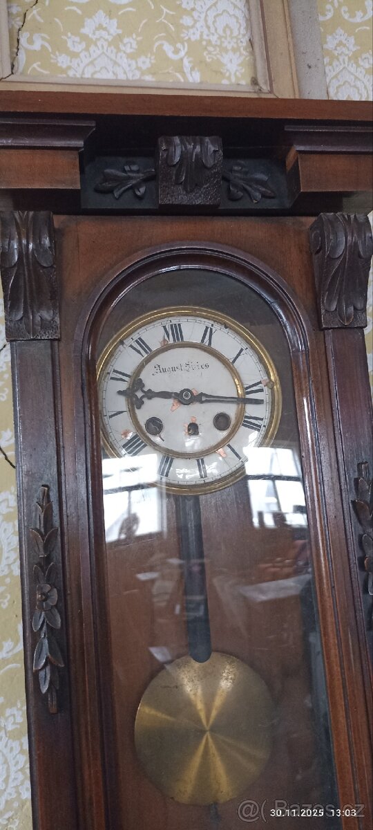 Starožitné Pendlovky pérové na bednu - 3