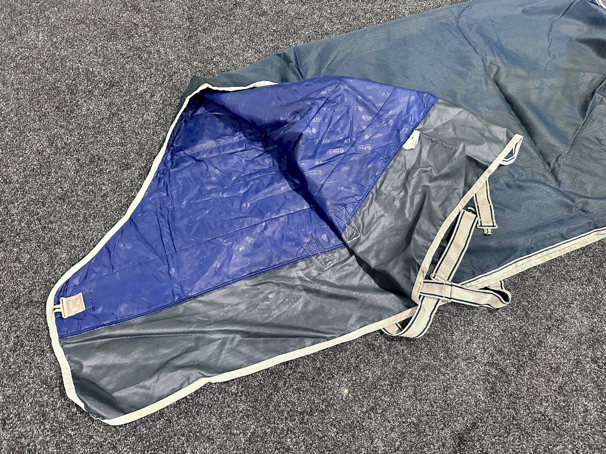 Deka stájová BUCAS Freedom 150g navy 155cm - 3