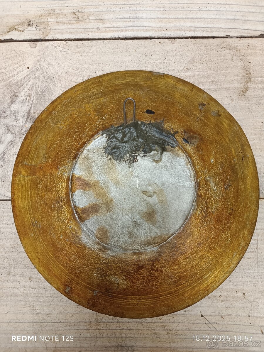 Plastika talíř BRNO odlitek obraz hliník - 3