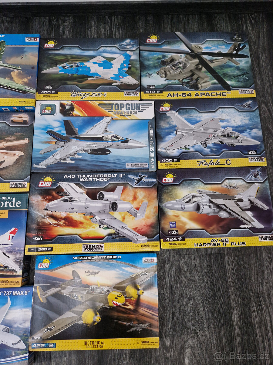 COBI stavebnice letadla, stíhačky, vrtulník, tank - 3