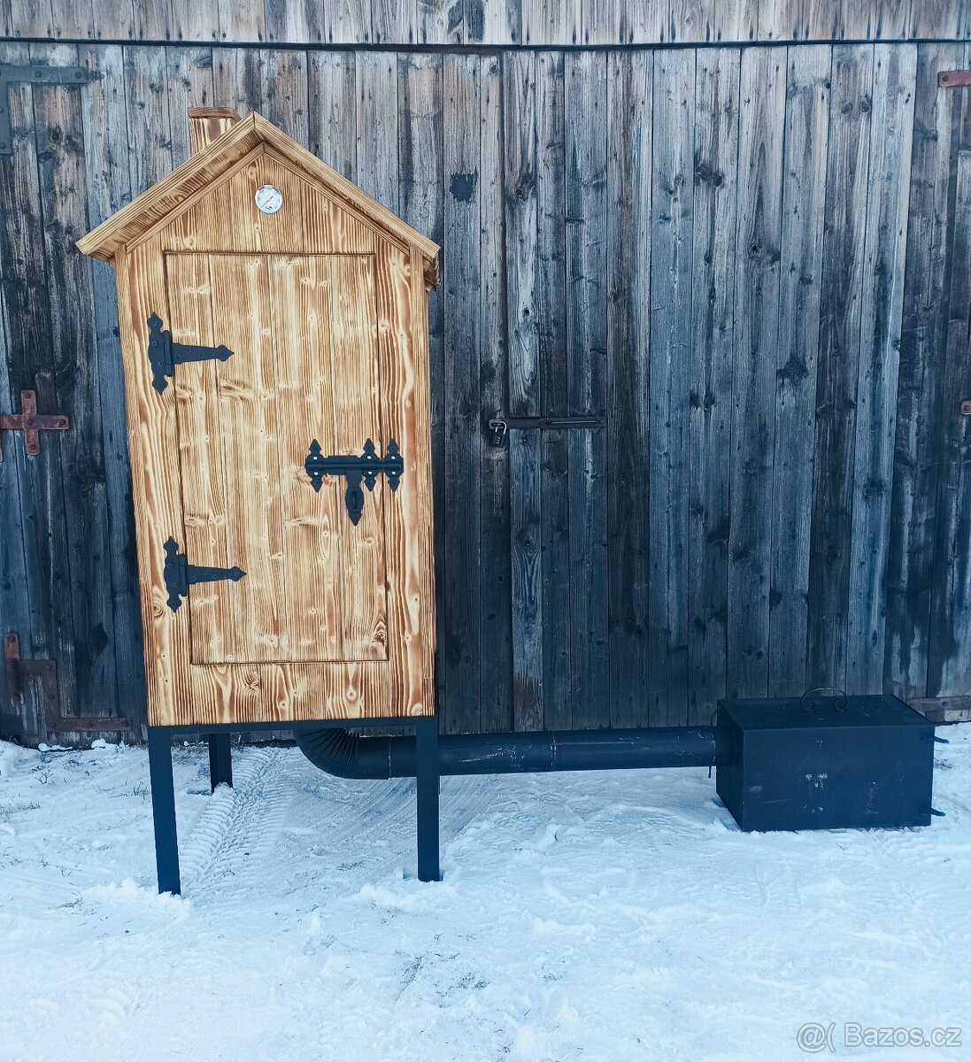 Dřevěné udírna - skladem - 3