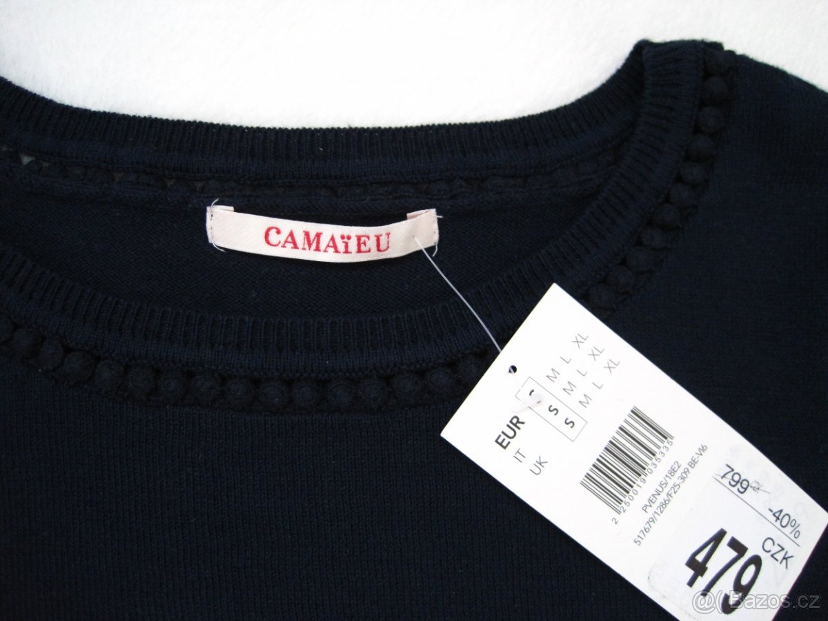 Námořnický svetr CAMAIEU vel. S NOVÝ - 3