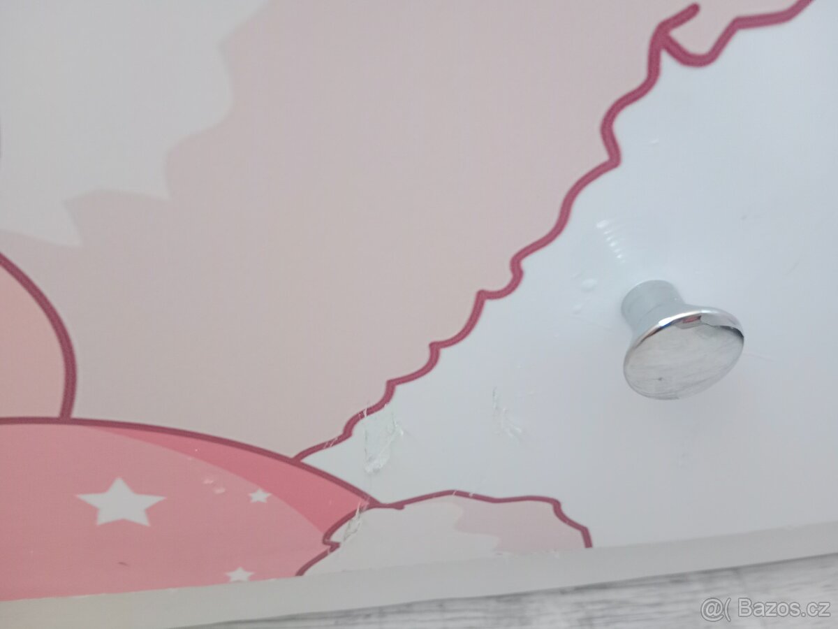 Dětská postel 160x80 + komoda + stůl - 3