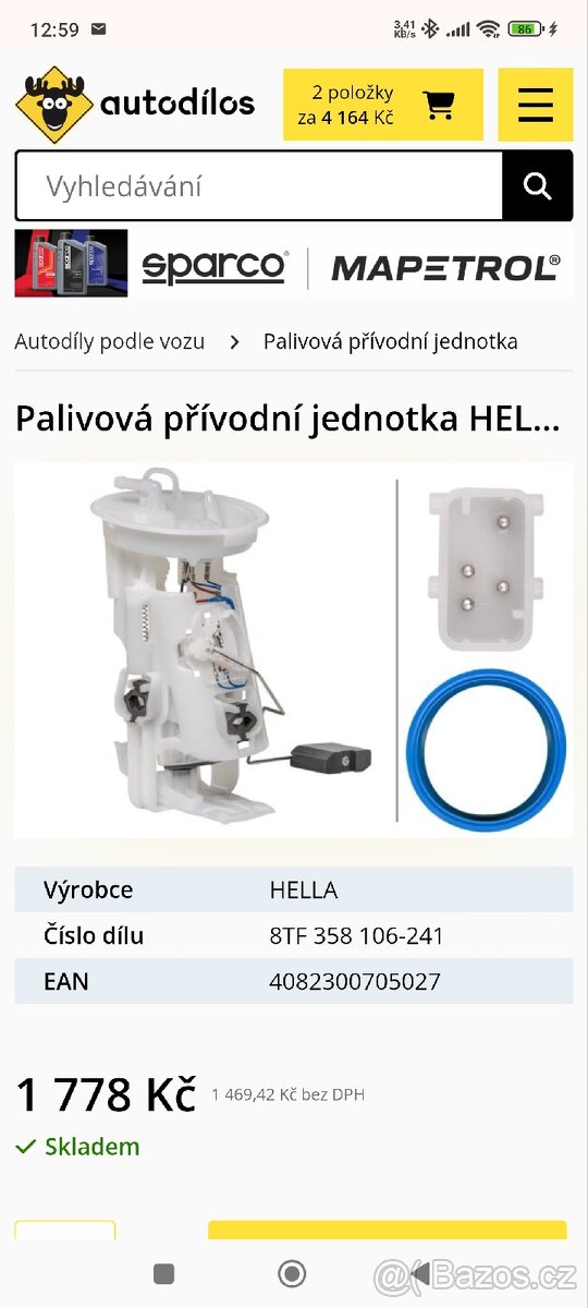 Palivová přívodní jednotka - 3