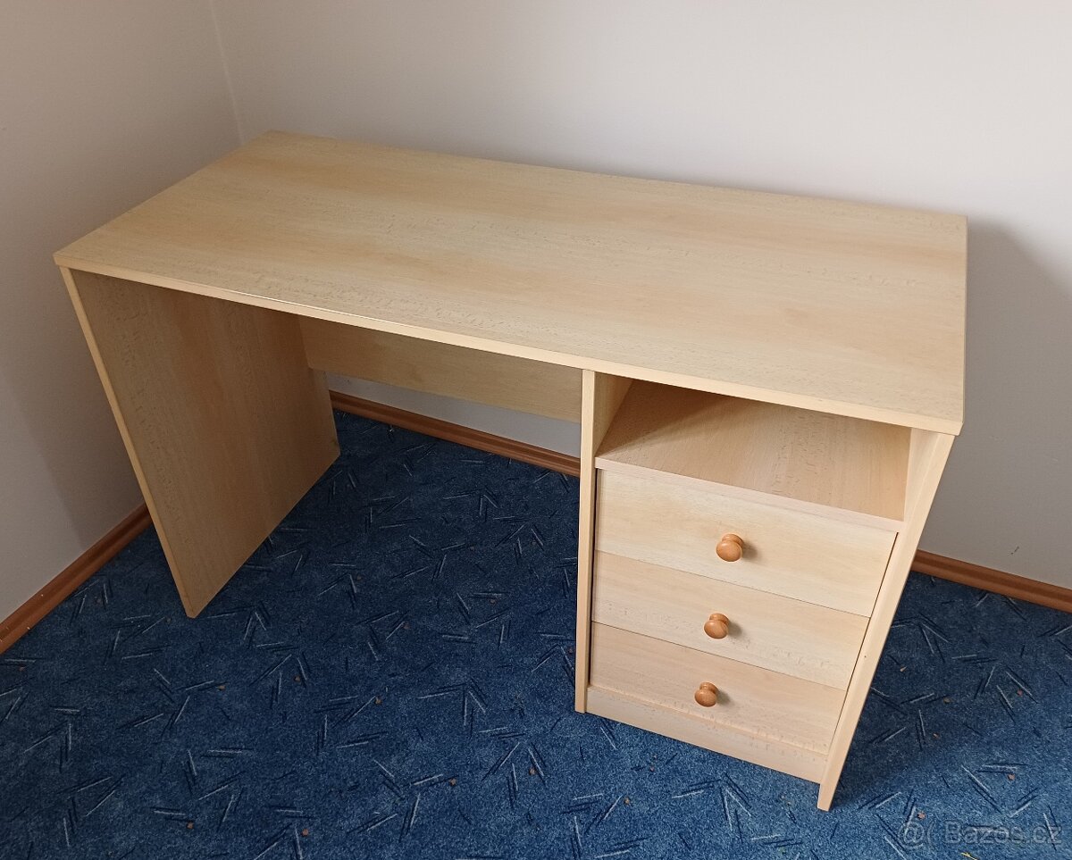 Psací stůl se 3 šuplíky - 3