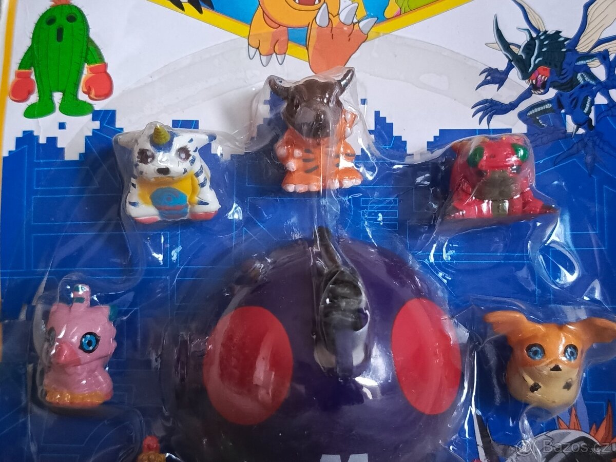 Digimon 8 figurek + pokeball - 3