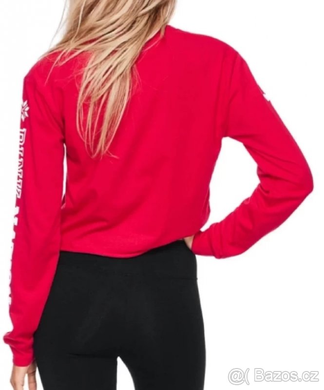 Krásné tricko crop top mikina Pink Victoria's Secret - 3