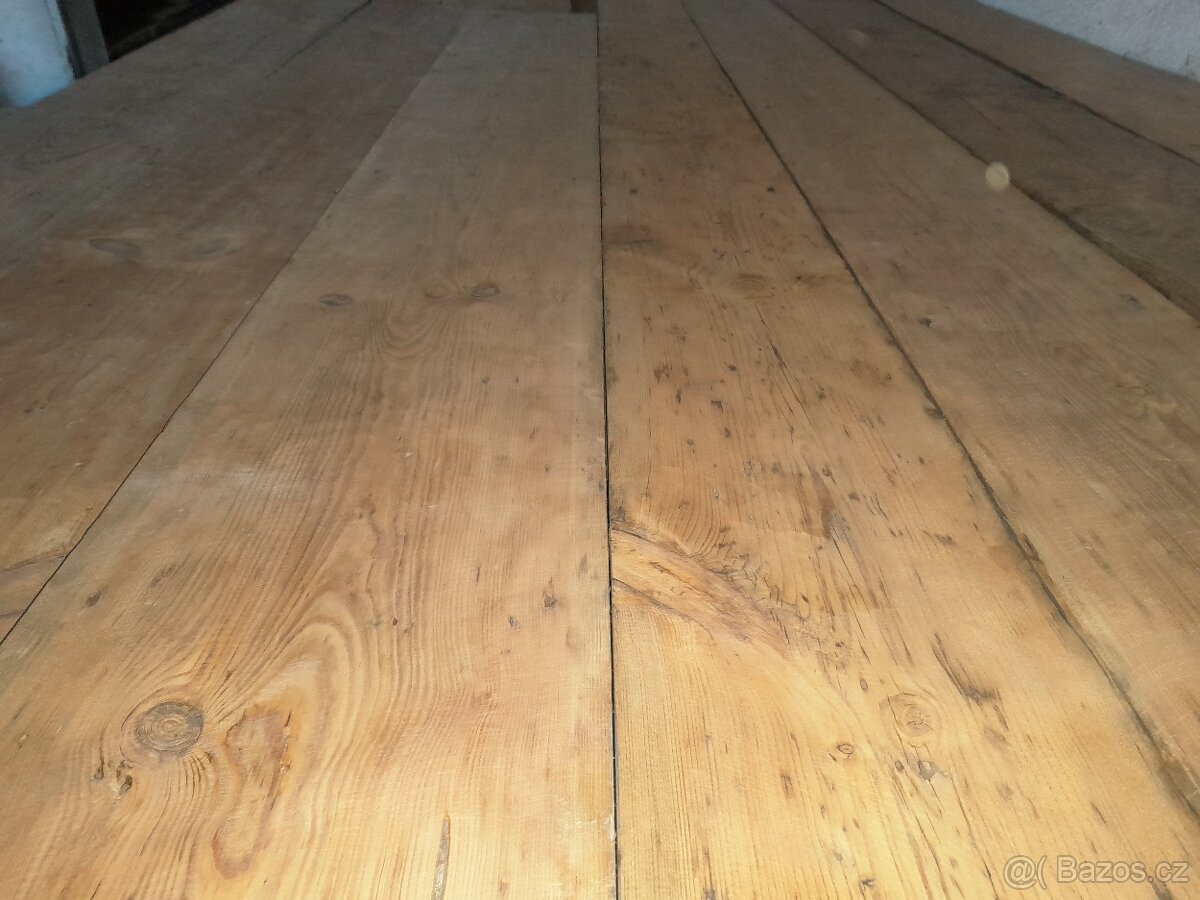 Prodám staré podlahové fošny. - 3