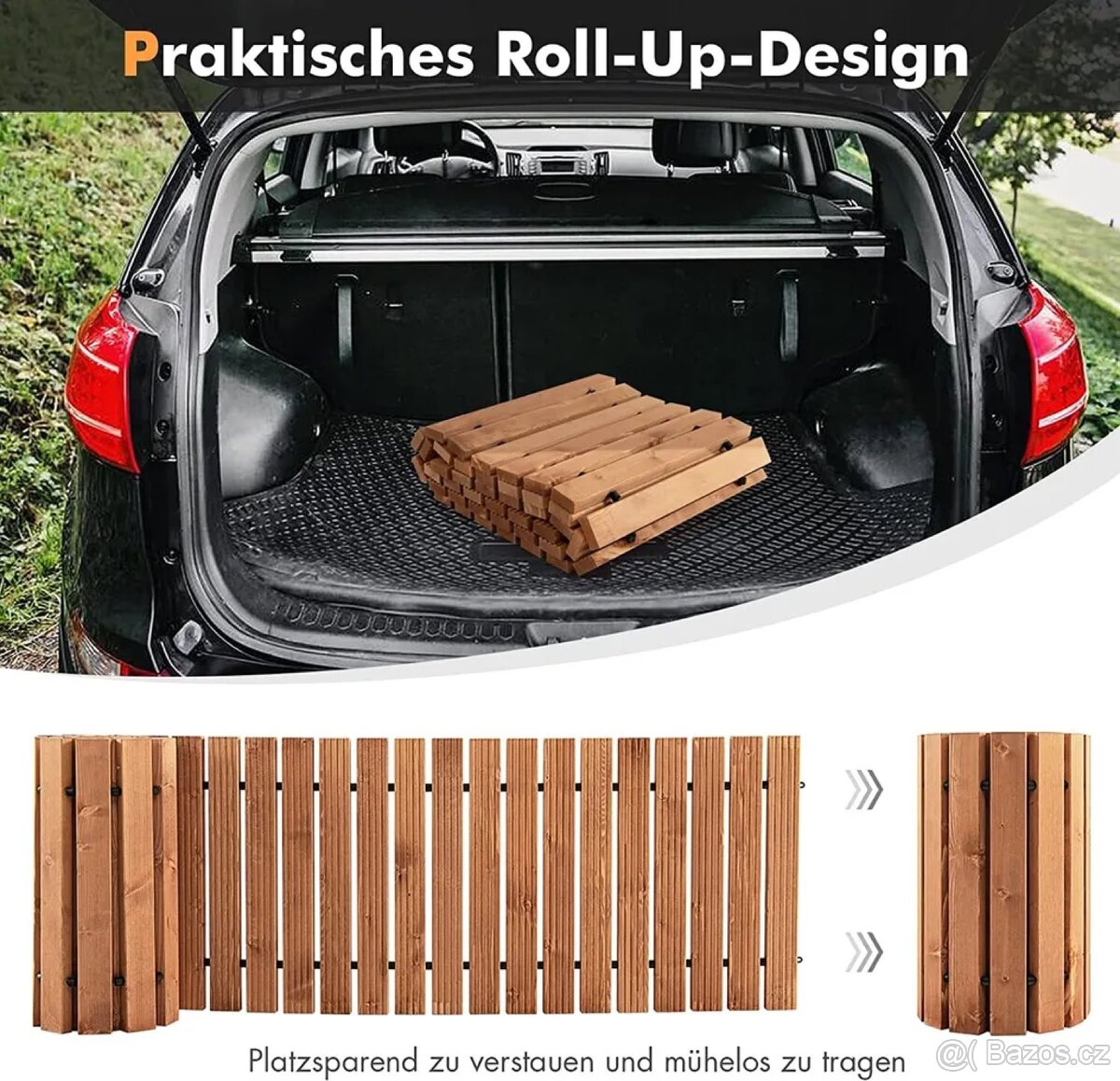 Dřevěná cesta, chodník na zahradu 245x43 - 3