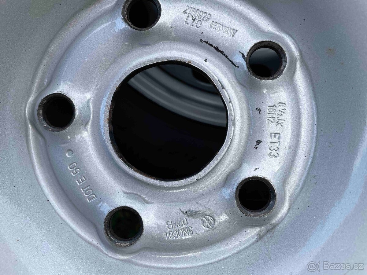 Ocelové kola VW 6,5J x 16H2 ET33 - 3