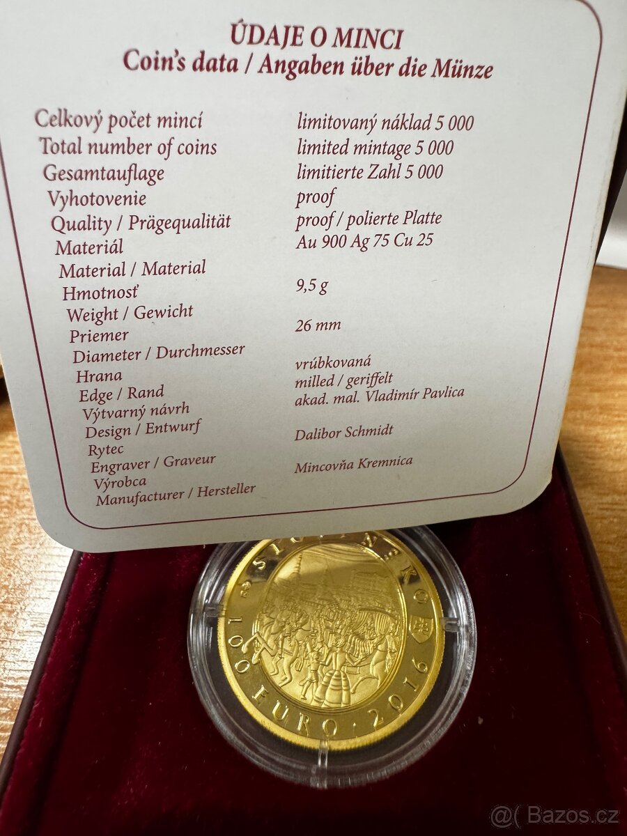 Prodam Bratislavské korunovácie – 275. výročie korunovácie M - 3