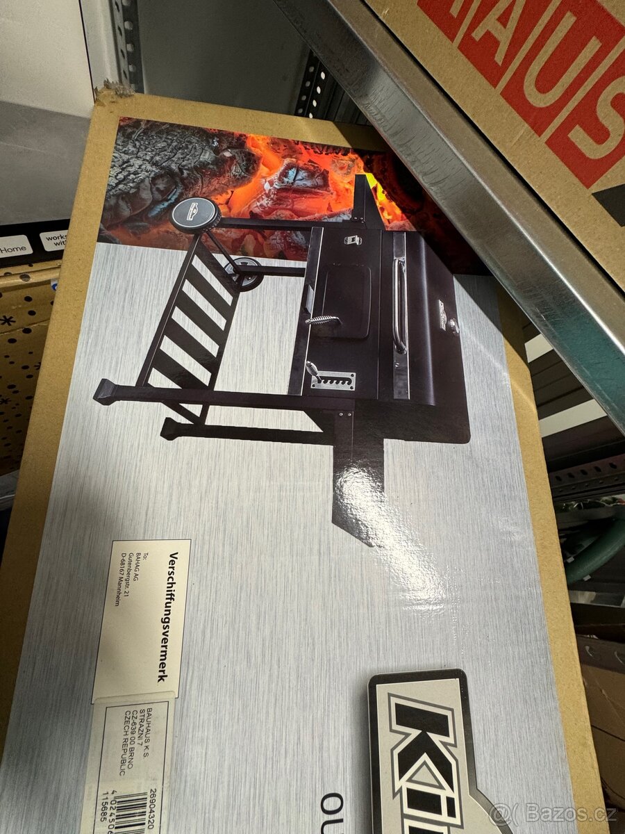 Kingstone Gril na dřevěné uhlí Black Angus XXL - 3