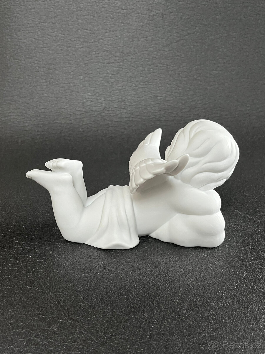 Rosenthal Soška Ležící Anděl D 16 cm - 3