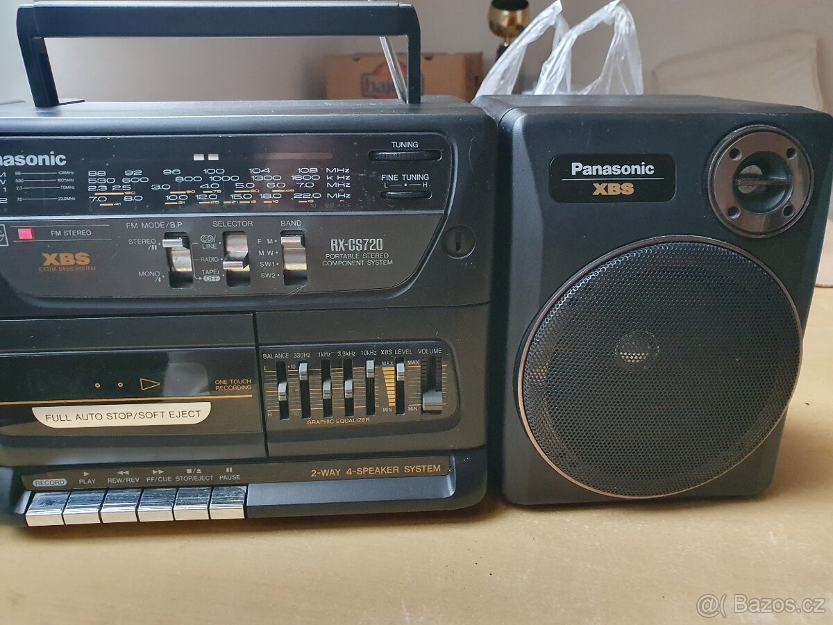 Panasonic RX-CT720 Boombox rádio kazeťák - 3