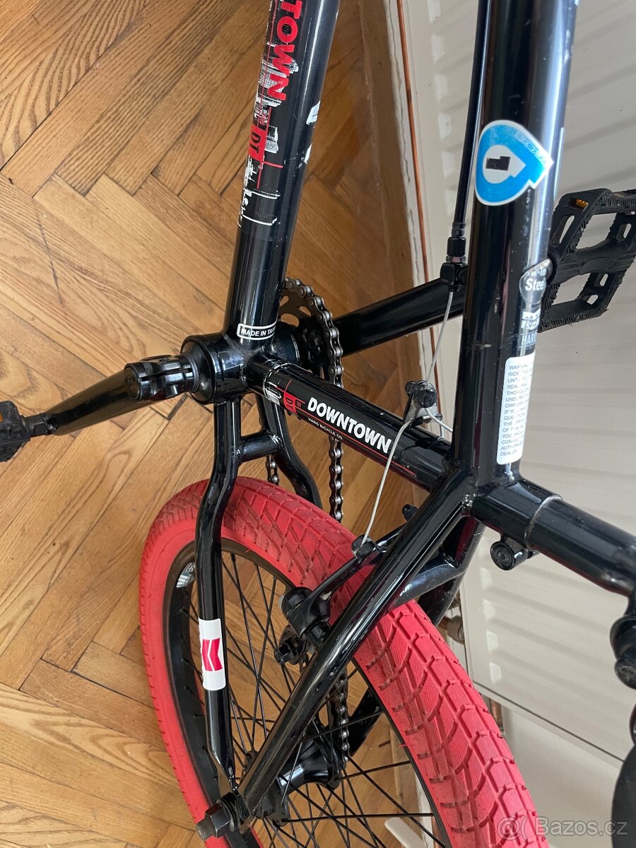 Červené BMX kolo Haro Downtown DLX - 3