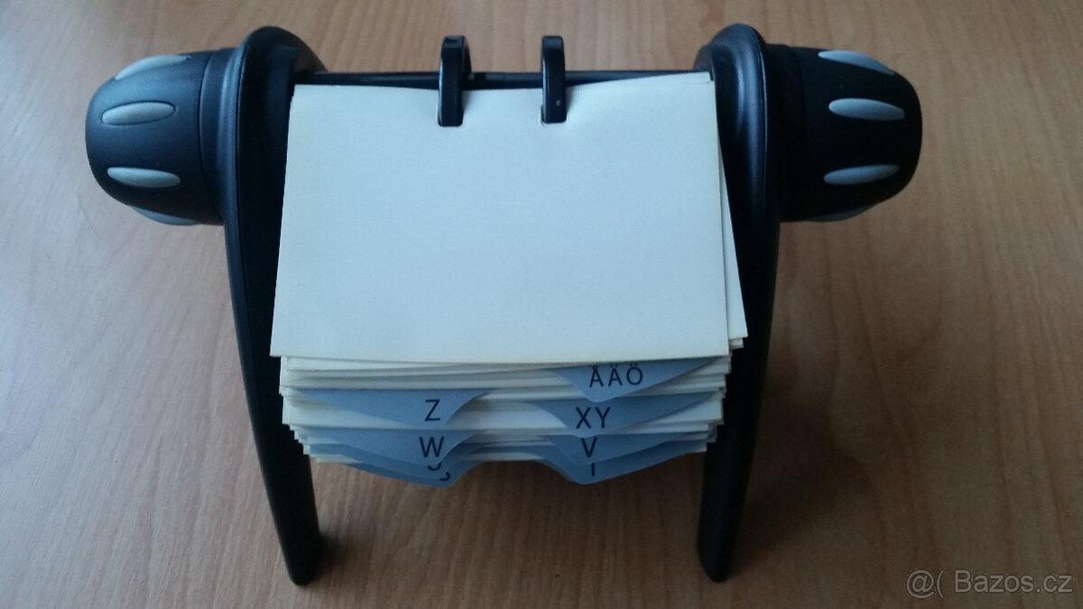 Designový vizitkovník stolní otočný Durable - 3