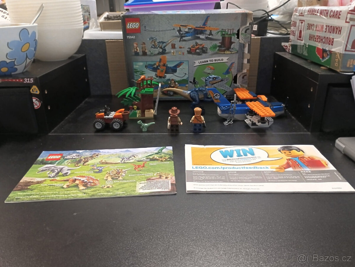 LEGO Jurassic World 75942 Velociraptor: Biplane Rescue Missi - 3