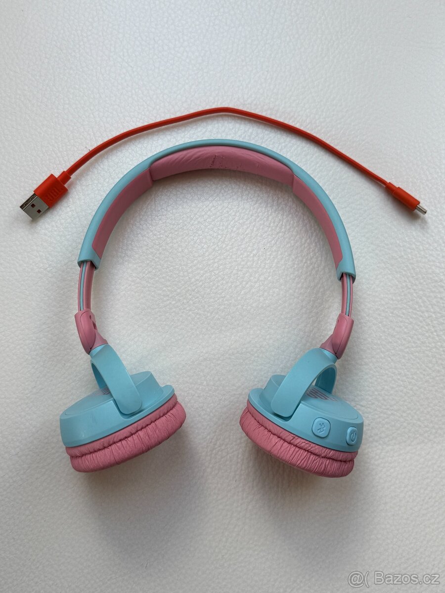 Bezdrátová sluchátka JBL modro růžová - 3