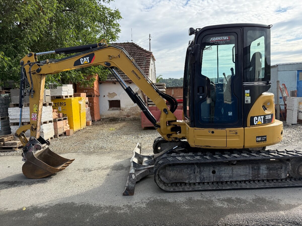 CAT 305E CR - 2012 pásový bagr - 3