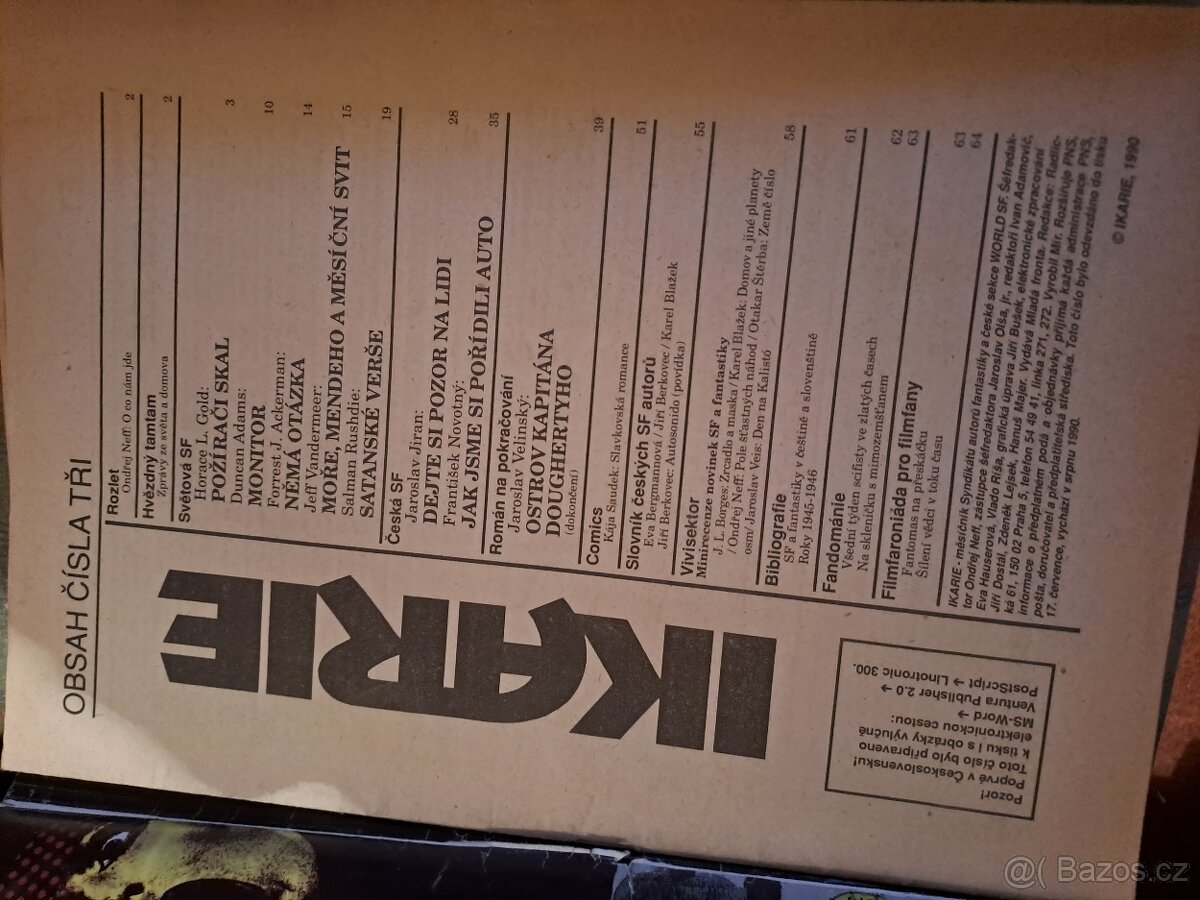 Staré časopisy Ikarie, Udělej si sám, Akvárium ad. - 3
