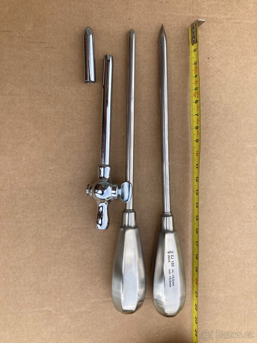Trokar INOX 6,5 mm x 14 cm cena 150, nové - 3