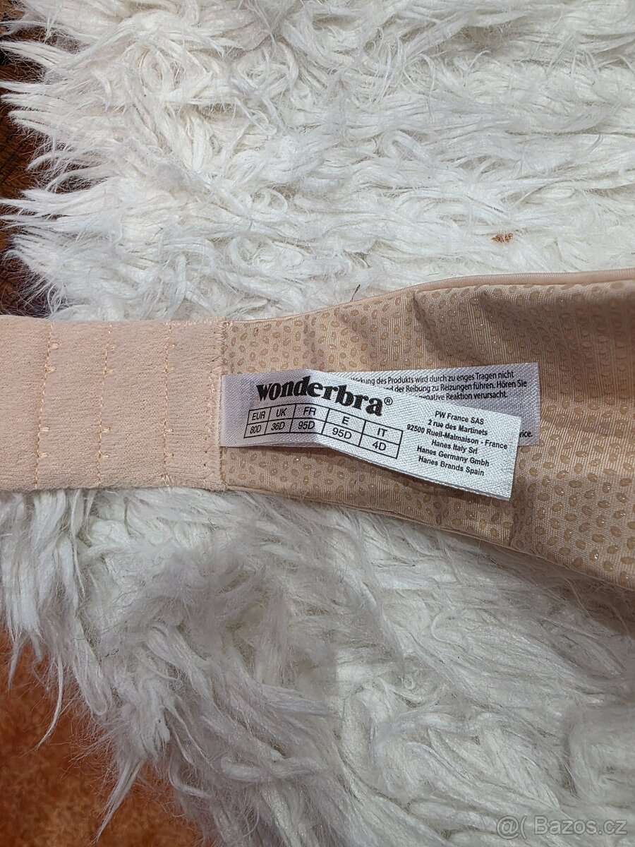 Podprsenky Wonderbra bez ramínek 75 E, 80 D - 3