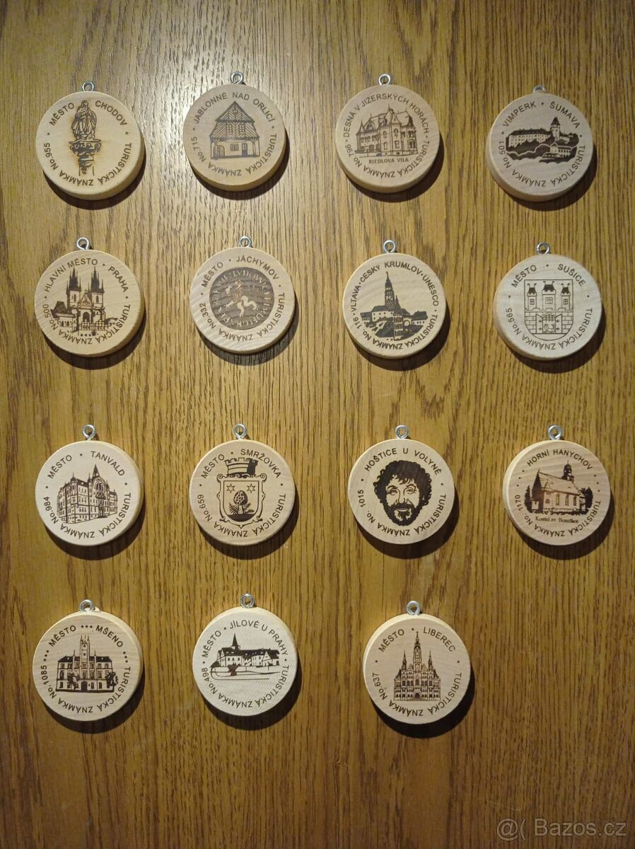 Turistické známky - 80 ks - 3