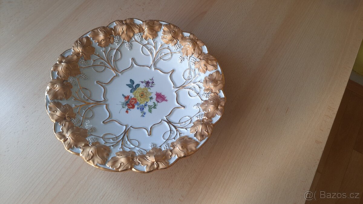 Míšeňsky dekorativní talíř - 3