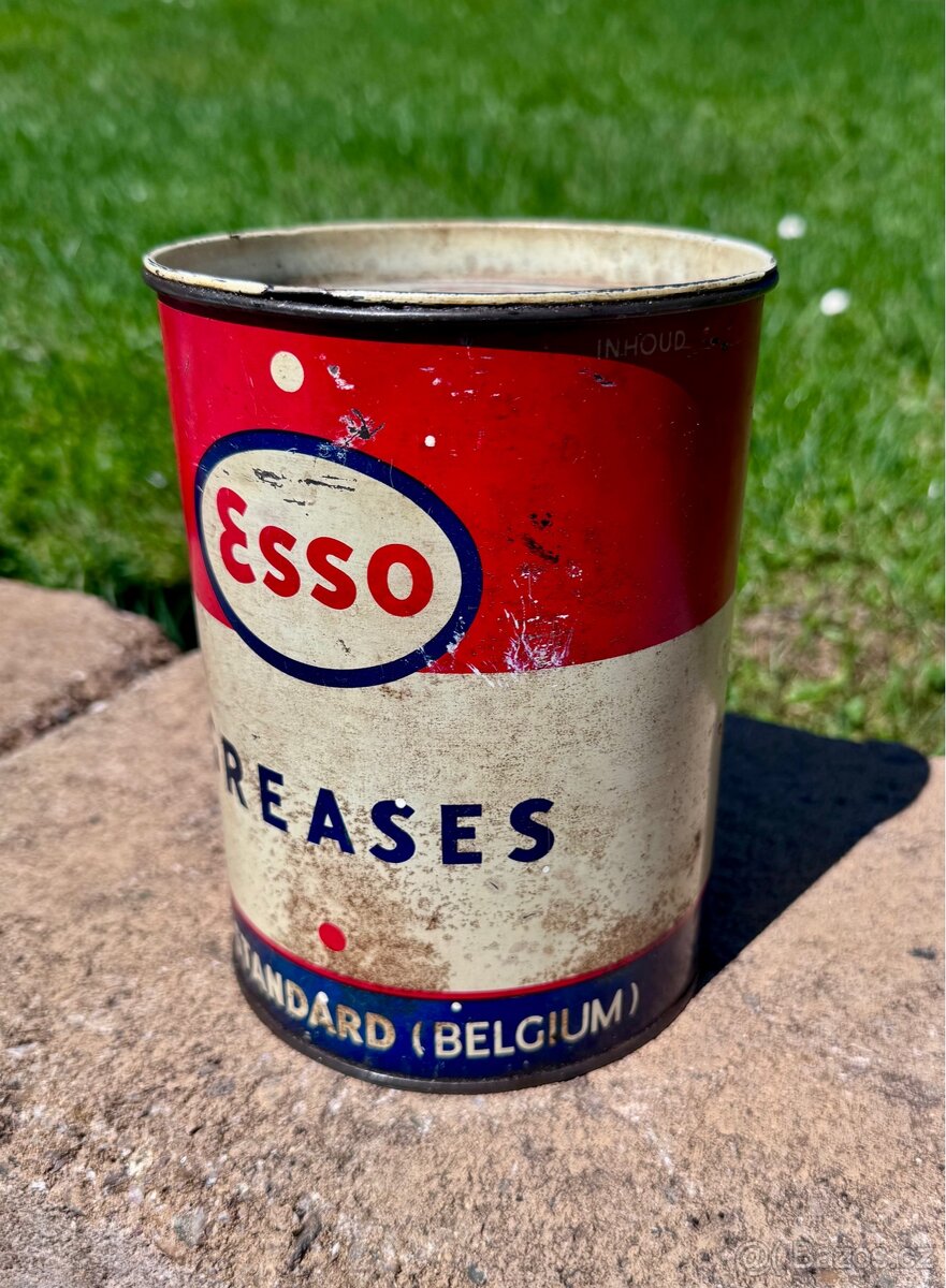 Esso - plechovky na olej - 3