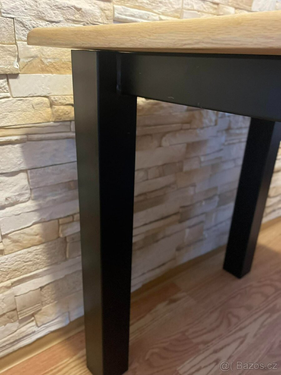 Dubový jídelní stůl 80x200cm - 3