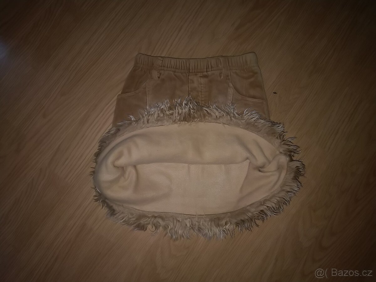 DÍVČÍ ZATEPLENÁ SUKNĚ vel. 6 LET - 3