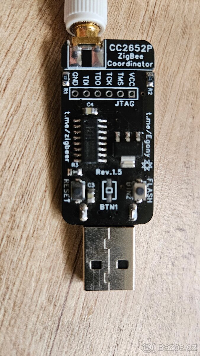 Výkonný Zigbee USB koordinátor CC2652P (HomeAssistant,Zigbee - 3