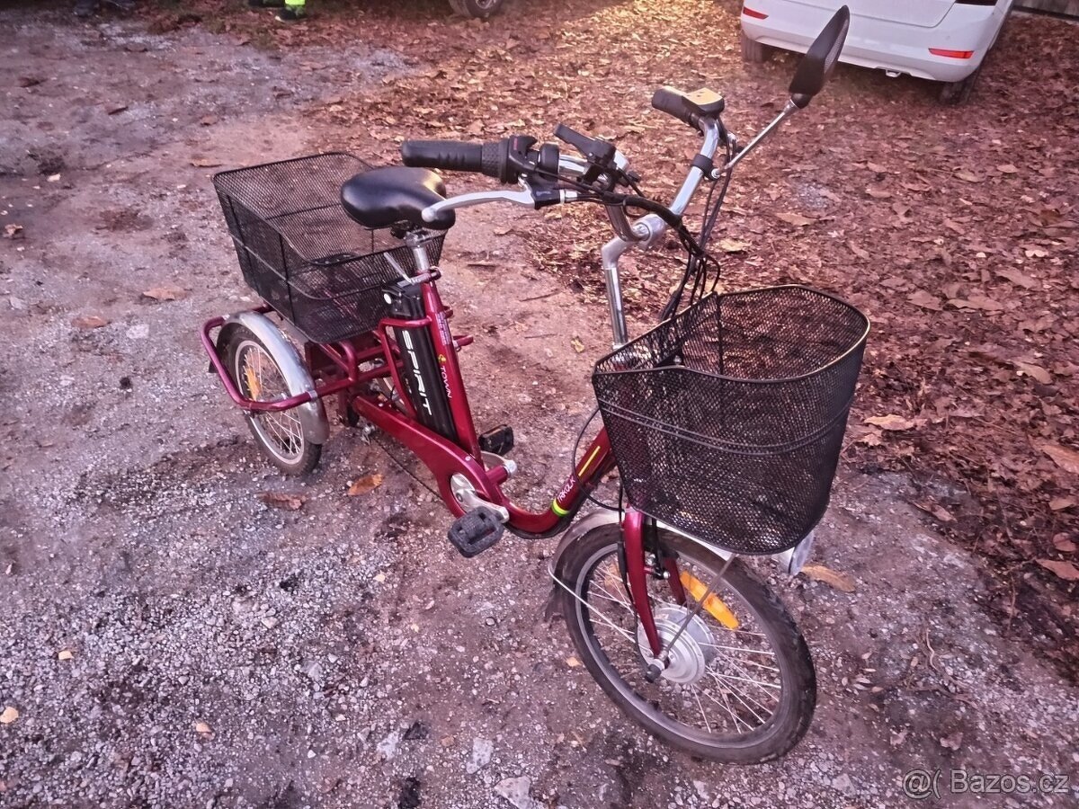 Elektrokolo tříkolka Spirit NEXUS červená 18Ah - 3