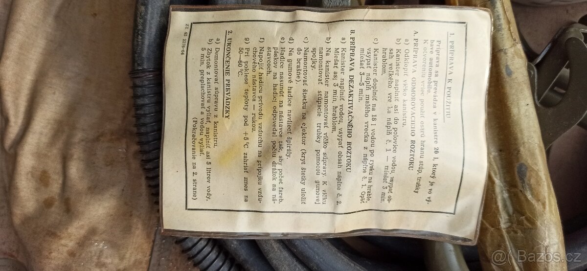 AOS-2 automobilová odmořovací souprava + kanystr - 3