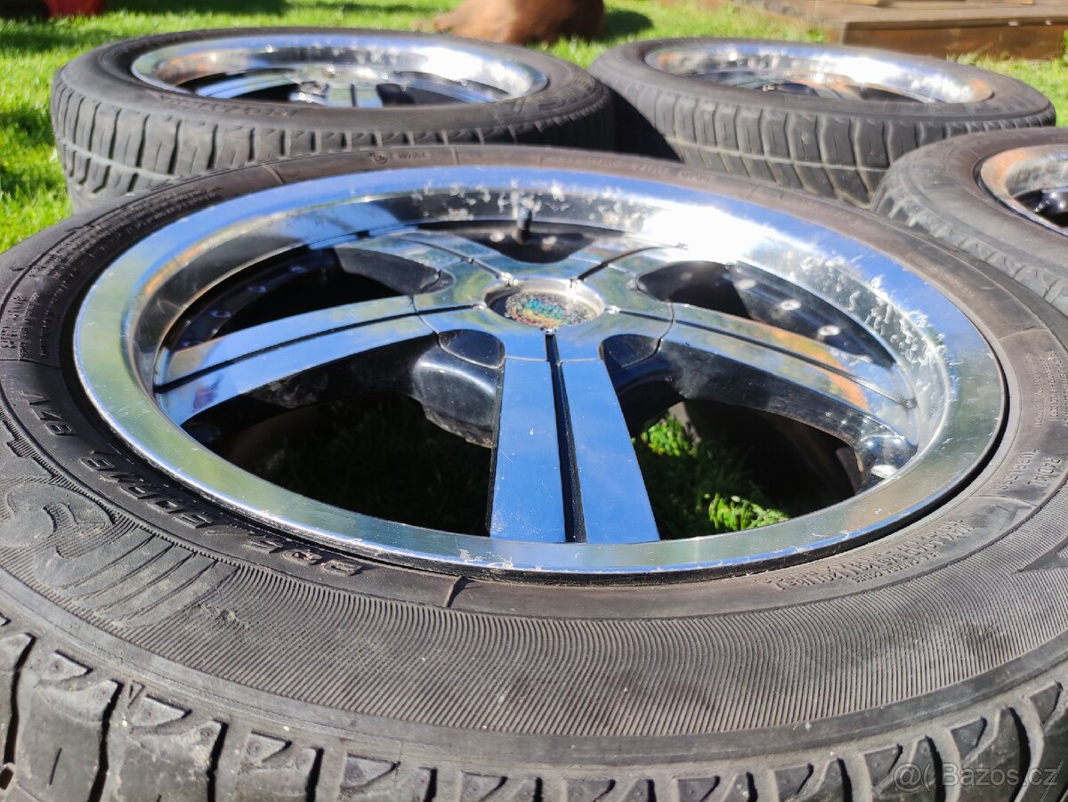 Chromovaná 16" BSA - 2 rozteče - ZLEVNĚNO - 3