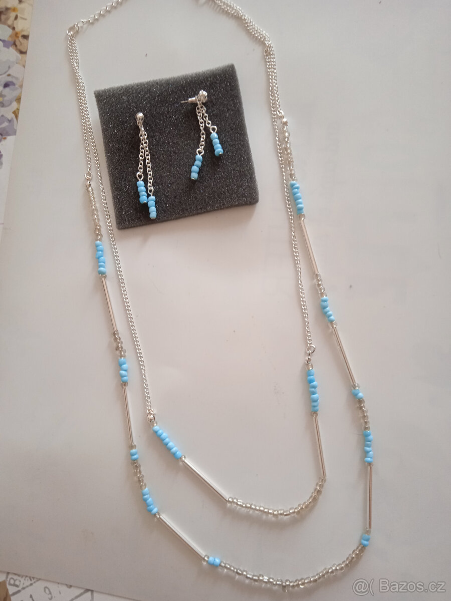 Tyrkysová sada a černé stříbro - 3
