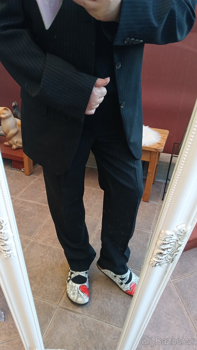 Luxusní pánský oblek Paolo Negrato vel.L - 3