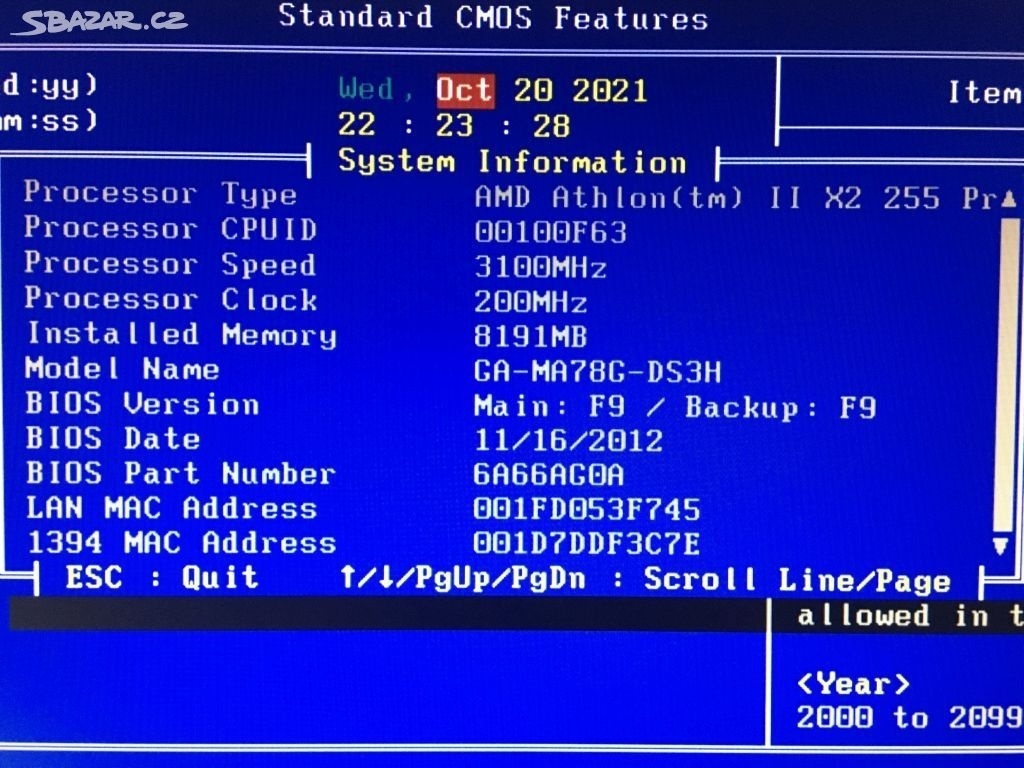 AMD Athlon II X2 255 2x3.1Ghz s.AM2+/AM3 - 3