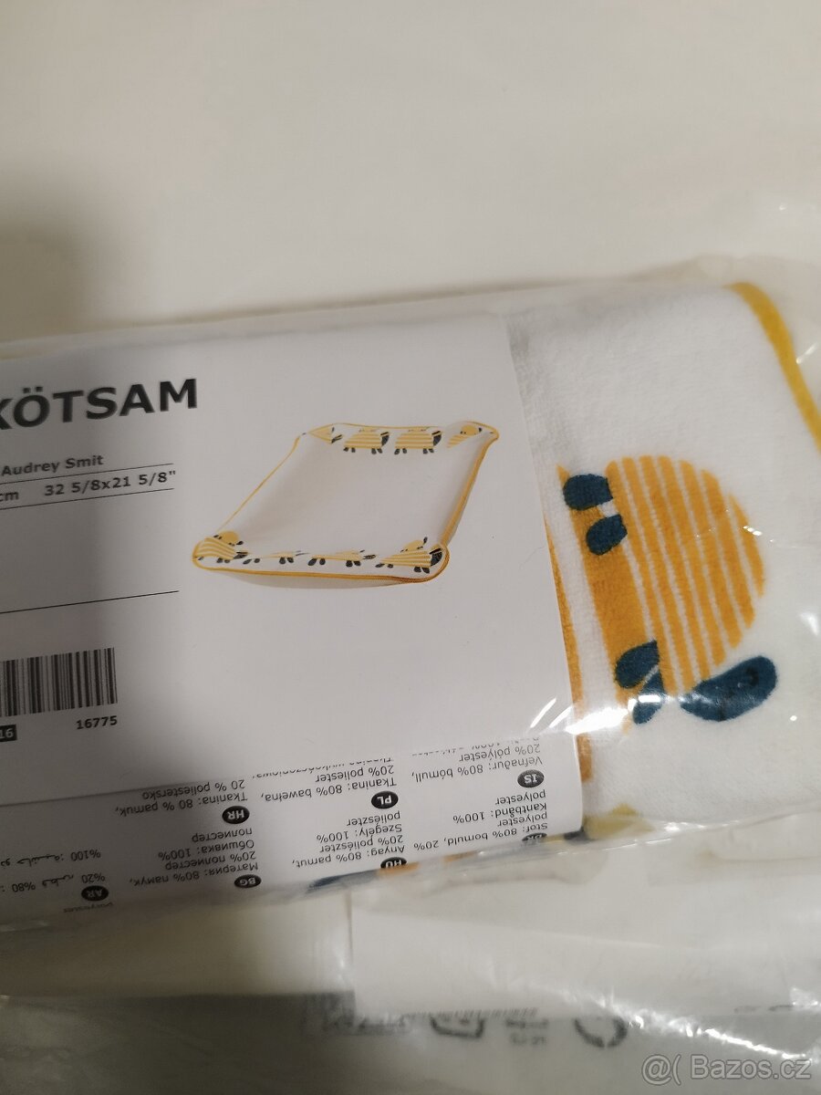 Nová přebalovací podložka+ potah IKEA - 3