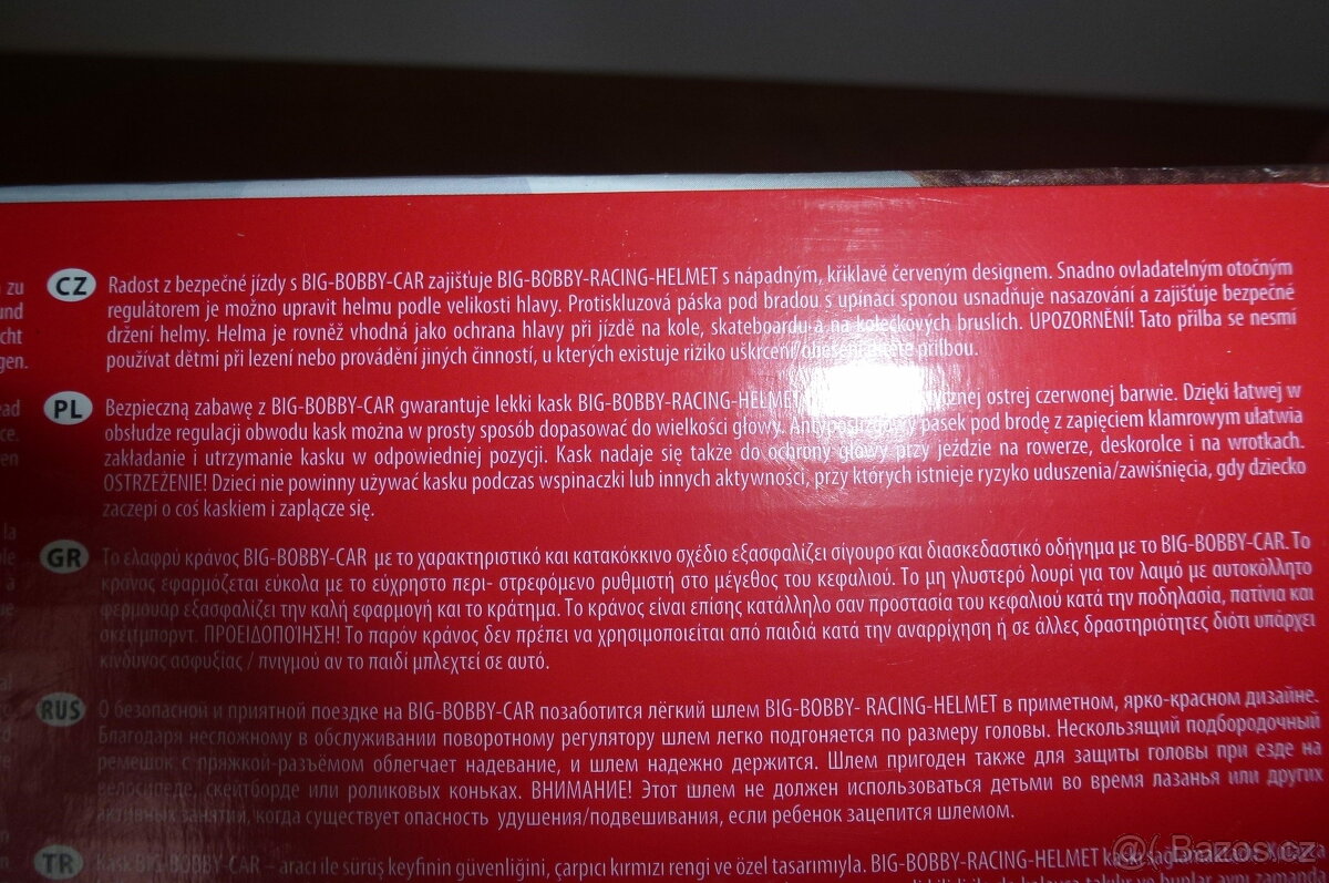 Dětská helma Bobby Racing Big 48-54 cm - 3