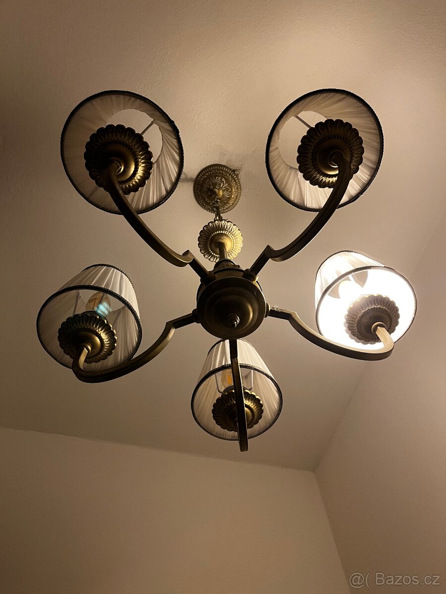 Mosazný lustr - 3