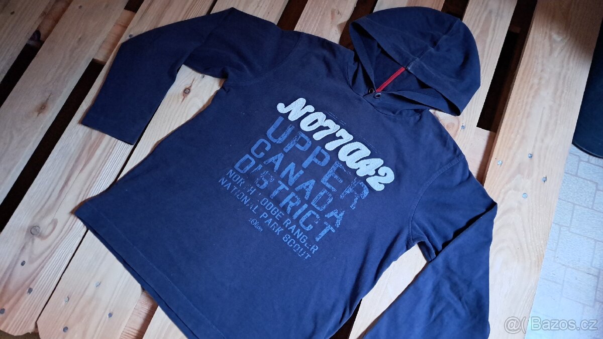 Modrá mikča s.Oliver,vel.164 - 3