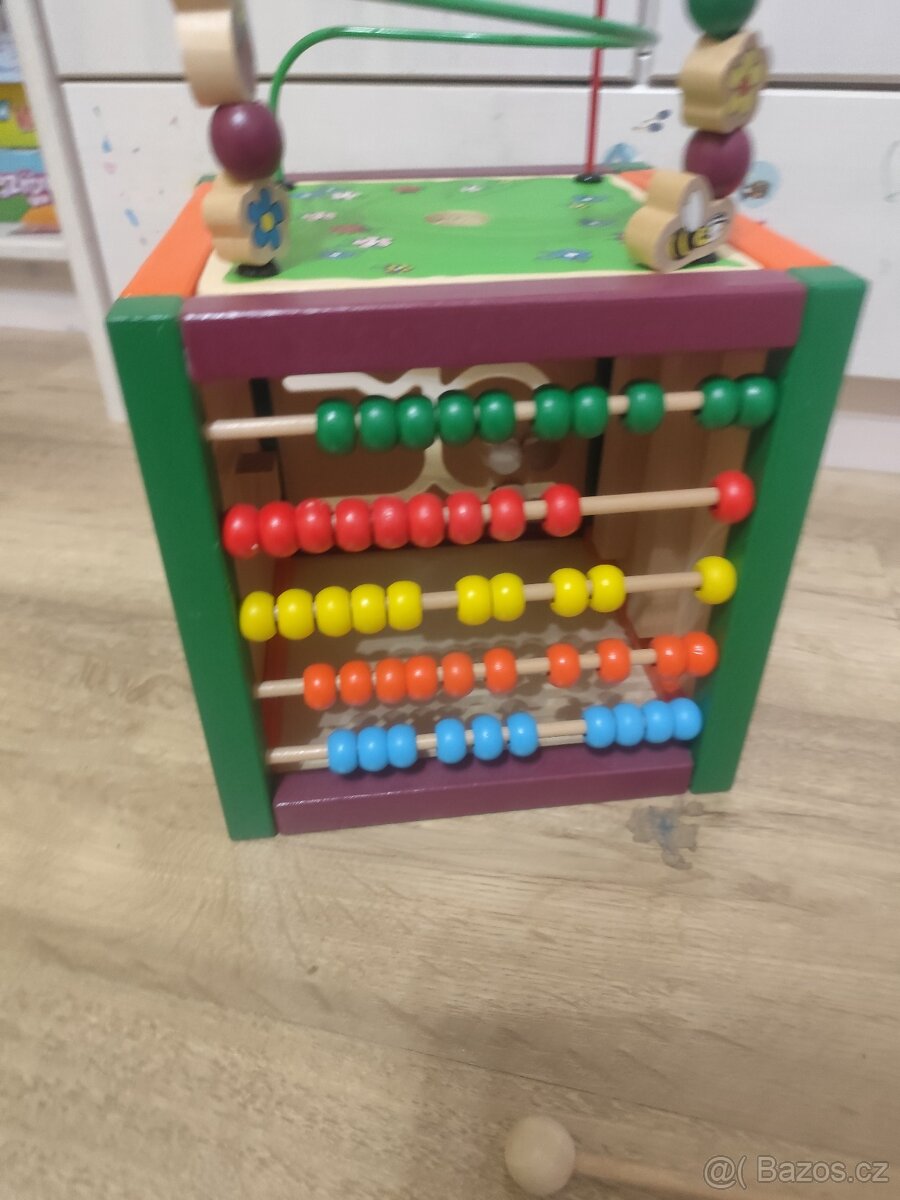 Didaktická kostka woody - 3