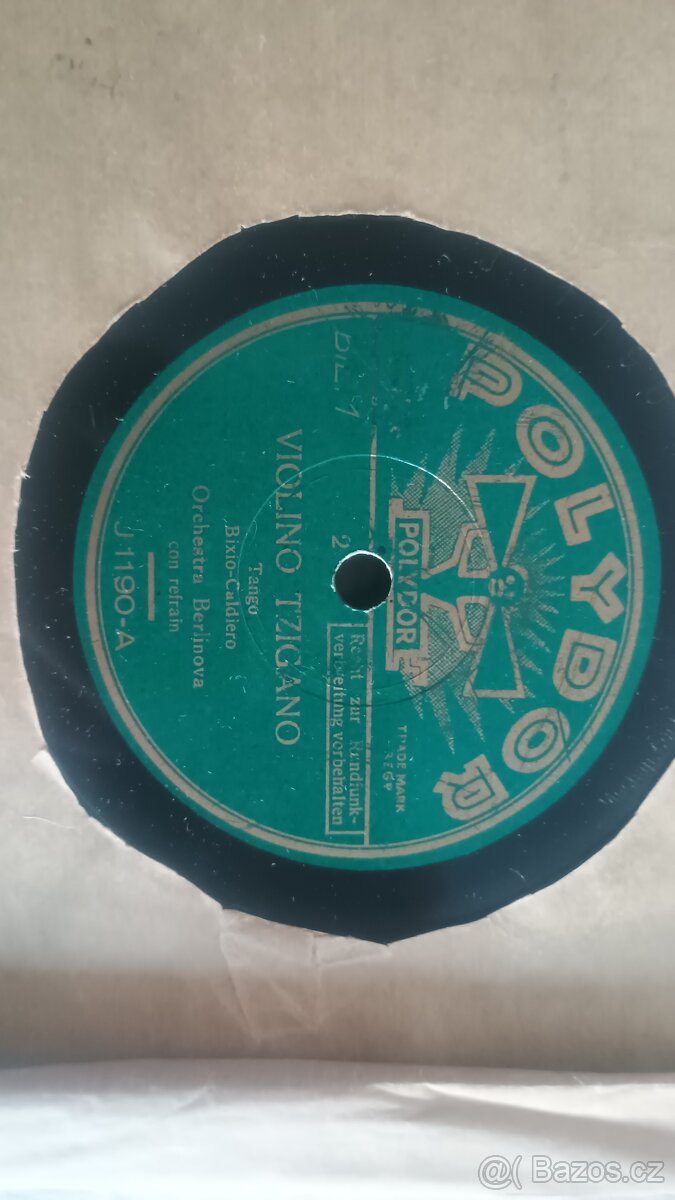 Šelakové gramofonové desky cca 500ks - 3